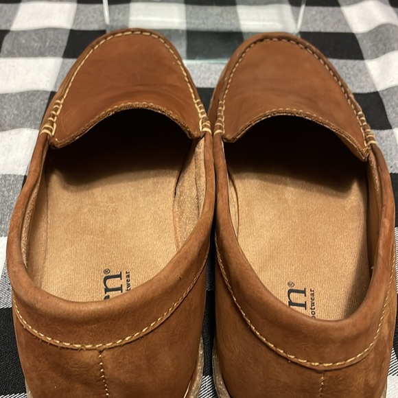 Born Naldo Rust Maple Leaf Nubuck Leather Slip On Shoes Loafers BM0004116 Men 11 - Picture 8 of 13